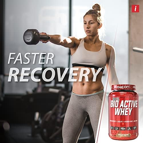 iSatori 100% Bio-Active Whey Protein Chocolate Flavor - 26 Servings | Whey Isolate, Hydrolysate, Concentrate, BCAAs, Colostrum Peptides, 25g Protein Per Serving, Muscle Growth and Recovery