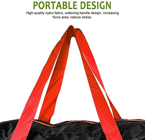 Foldable Duffel Bag, 46L Lightweight Travel Luggage Collapsible Backup Bag Sports Vacation