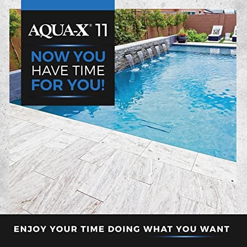 1 Gal. AQUA-X 11 Clear Penetrating Concrete Sealer & Stone | Natural Finish | Professional Grade | Indoor & Outdoor | Fast Dry and Long Lasting Protection