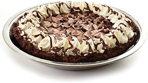 Norpro 3811 Stainless Steel Pie Pan, 9" x 1.5", 1 EA, As Shown