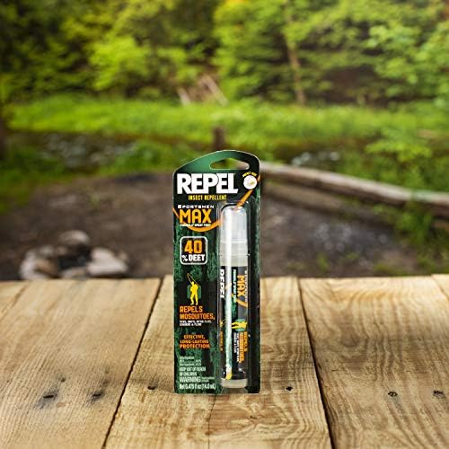 Repel Insect Repellent Sportsman Max Formula, Repels Mosquitoes, Ticks and Gnats, Effective Long-Lasting Protection, 40% DEET (Aerosol) 6 fl Ounce (Pack of 2)