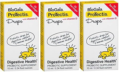 BioGaia ProTectis Drops with Vitamin D3-10ml (Pack of 3 (3 Bottle))