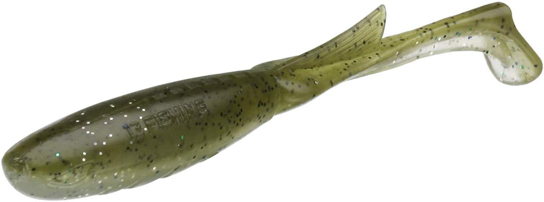 13 FISHING - My Name's Jeff - Soft Plastic Paddle Tail Swimbaits - 4" - 1/4oz - 5 Baits Per Pack