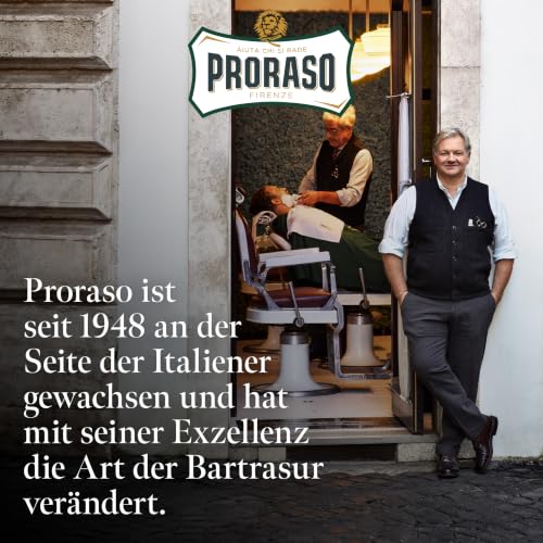 Proraso After Shave Balm - Aloe Vera & Vitamin E - Protective After Shave Cream Formula for Dry
