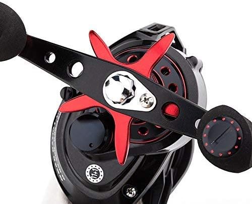 JOHNCOO Titan Baitcasting Reel Max Drag 13 Kgs Big Fish Fishing Reel for Saltwater and Freshwater Heavy Duty