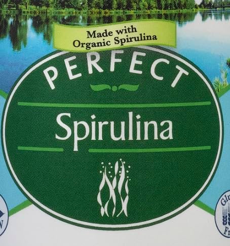 Perfect Supplements – Perfect Spirulina – 120 Vegetable Capsules – Organic Spirulina Supplement - Whole Food Micro Algae - Immune System Support