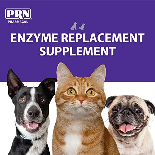 PRN Pharmacal ProZyme Enzyme Replacement Supplement - Natural Digestive Aid Veterinary Enzyme Formula - Plant Based for Pet Digestive Health - 200 g