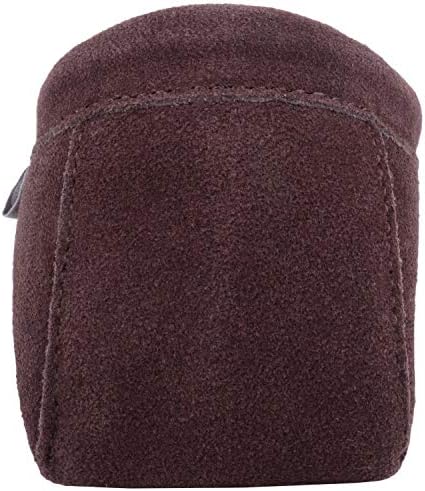 SNUGRUGS Men's Alfie Wool Lined Suede Sole Moccasin Slipper