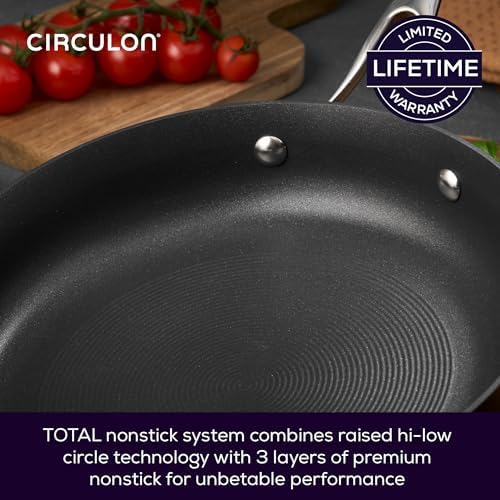 Circulon Style Hard Anodised Sauteuse, 24cm/2.8L