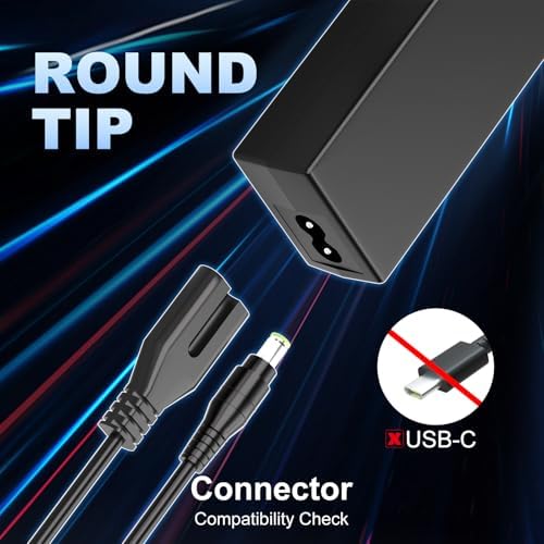 12V Power Cord for Arcade1up Machines - Instant Revival Replacement Charger for 3/4 Scale Cabinets & Cocktail Tables