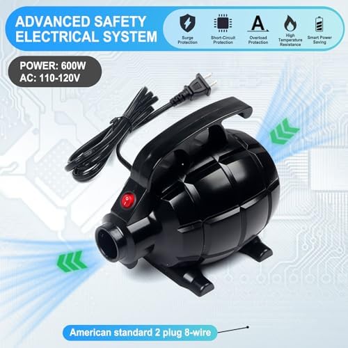 Electric Air Pump For Inflatable Air Tumble Track Gymnastics / Flooring / Tumbling / Yoga / Taekwondo / Exercise Gym Fitness Training Mat Inflatable