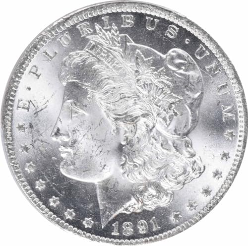 1891 CC Morgan Dollar PCGS MS64