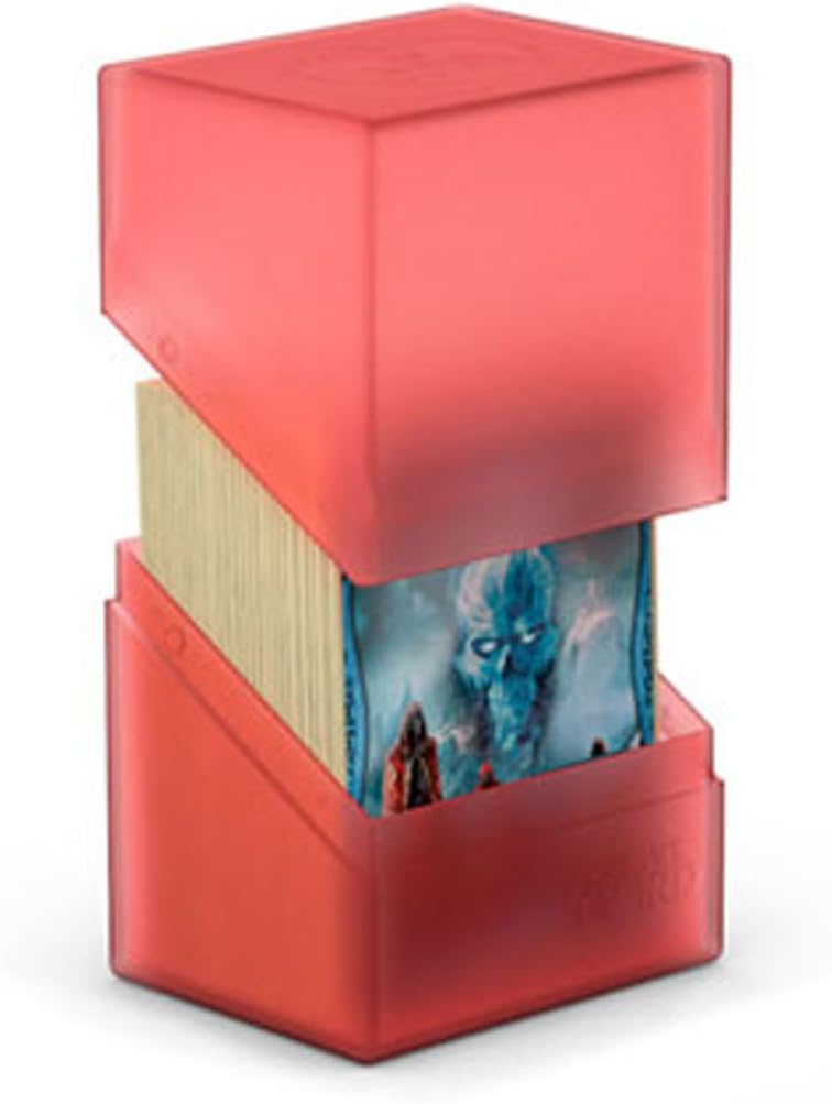 Ultimate Guard Boulder 100+ Classic, Deck Case for 100 Double-Sleeved TCG Cards, Emerald, Secure & Durable Storage for Trading Card Games, Soft-Touch Finish
