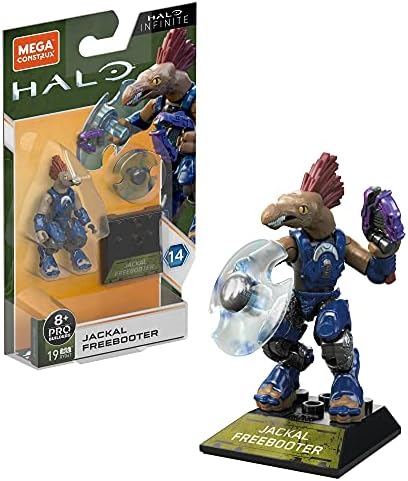 Mega Halo Heroes Construx Pro Builders Series 14 Jackal Freebooter Figure GVP47