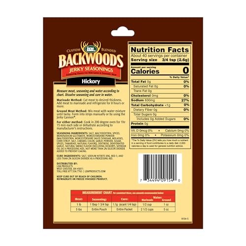 Backwoods Hickory Seasoning with Cure Packet