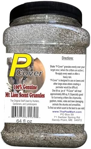 Pmart Mt Lion P-Cover Concentrated Mt Lion Scent Granules Big 64 fl oz Size!