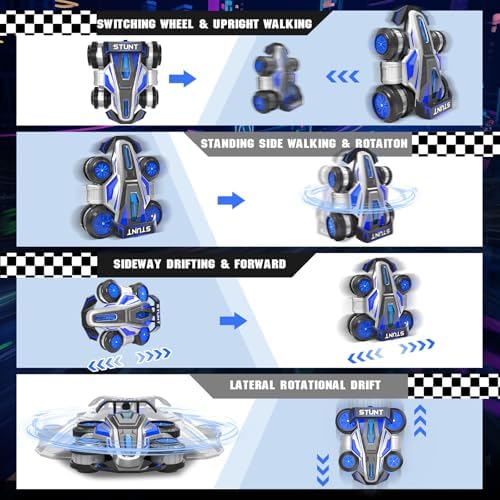 High Speed Remote Control Car Rc Drift 25KM/H, 360° Rotating 2.4 GHz 4WD RC Cars for Boys, Girls Adults