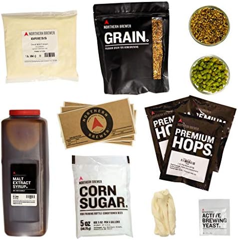 Northern Brewer - Brew. Share. Enjoy. HomeBrewing Starter Set, Equipment and Recipe for 5 Gallon Batches (Hank's Hefeweizen)