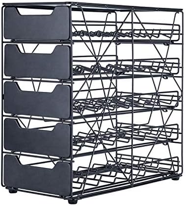 k cup Holders for Counter Small for Keurig k-cup Holder for mr Coffee for Tea (105 pods-5 tiers)