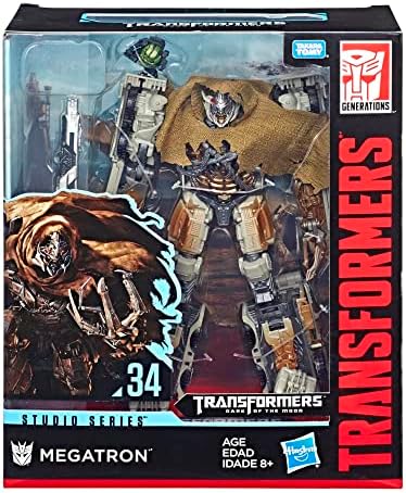 Transformers Toys Studio Series 34 Leader Class Dark of The Moon Movie Megatron with Igor Action Figure - Kids Ages 8 and Up, 8.5-inch