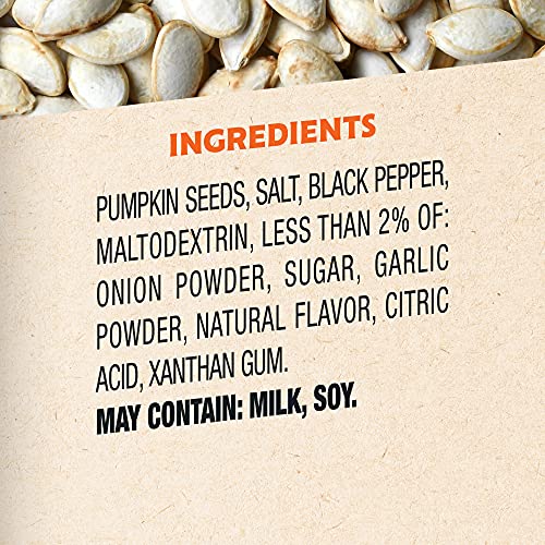 BIGS Pumpkin Seeds, Simply Salted Homestyle Flavor, 5 oz. (Pack of 12)