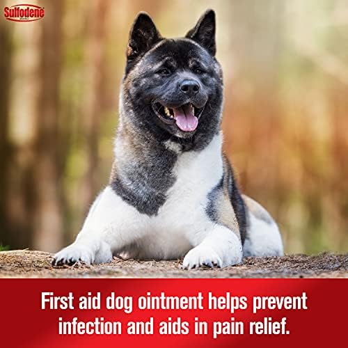 Sulfodene Wound Care 3-Way Ointment for Dogs & Puppies, Soothes Cuts, Scrapes, Skin Irritation, and Redness