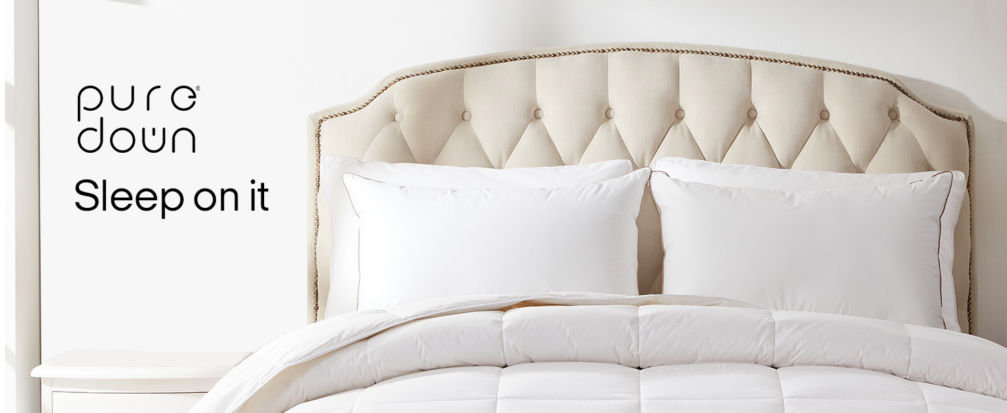 Goose Feathers and Down Pillows