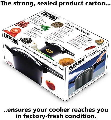 Hawkins Futura Hard Anodised Pressure Cooker, 7-Liter