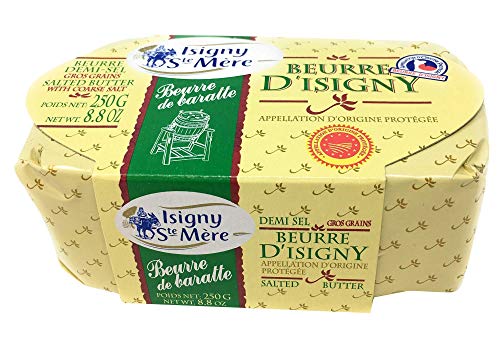 Isigny Ste Mere, Butter Churned Salted, 8.8 Ounce