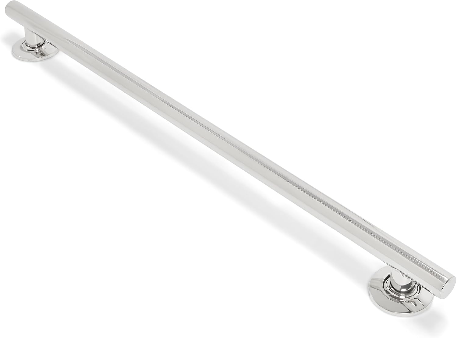 Seachrome 18-inch Coronado Designer Straight Bathroom Shower Grab Bar, Satin Stainless Steel, Brushed Nickel