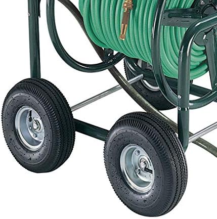 AMES 2380500 Estate 4-Wheel Steel Wagon, 400-Foot Hose Capacity