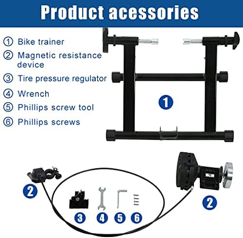 BestMassage Magnet Steel Bike Bicycle Indoor Exercise Trainer Stand