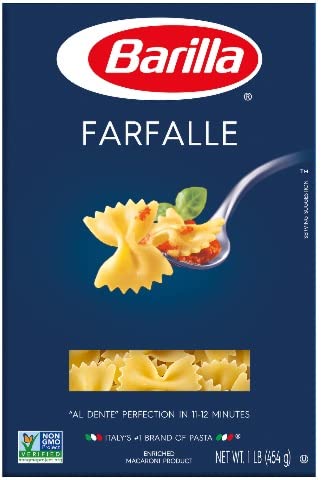 Barilla Pasta, Penne, Rigatoni, Cellentani, and Farfalle, 16 Ounce (Pack of 4) - with Make Your Day Mini Bamboo Spatula