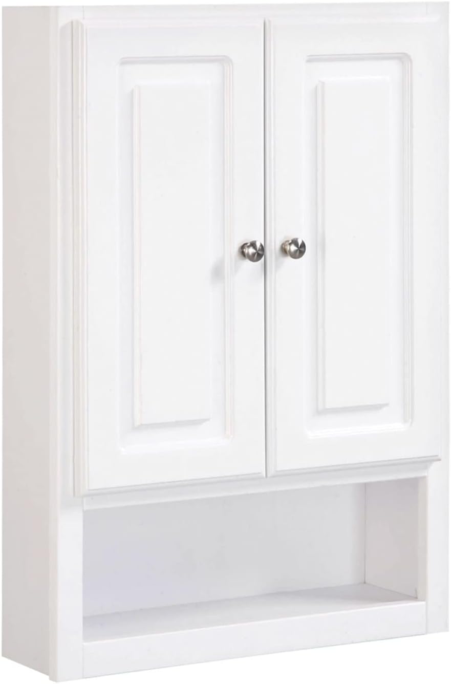 Design House Concord Bathroom Cabinet, 21", White