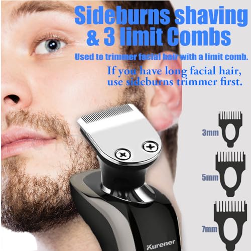 Kurener Electric Razor for Men 1250Series Washable, Powerful Motor