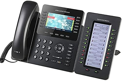 Grandstream GXP2170 IP Phone | 12 Lines, 6 SIP Accounts | 4.3-Inch Color Display | Dual-Port Gigabit Ethernet with Integrated PoE