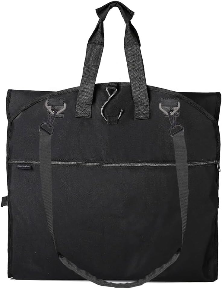 72" Tri-Fold Wedding Garment Bag for Long Dress & Gown,Hanging Travel Carry on Storage bag for Men Women
