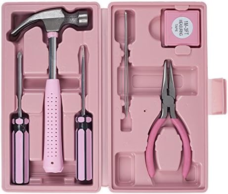 Stalwart - 75-HT1007 Household Hand Tools, Tool Set - 6 Piece by , Set Includes – Hammer, Screwdriver Set, Pliers (Tool Kit for the Home, Office, or Car) Black | Tool Set with Hammer, Screwdriver Set, Pliers and Hardshell Carrying Case - DIY Repair Kit f…