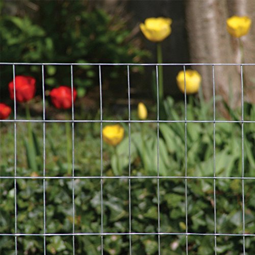 YARDGARD 2 in. x 4 in. Mesh Welded Wire Fence Roll, 36 in. x 100 ft., 14-Gauge Galvanized Steel Fence for Animal Enclosures, Garden Protection and Property Fencing, Rabbit Control an Utility Fence