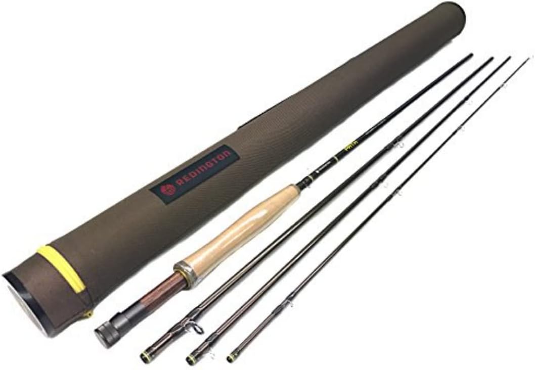 Redington Path Fly Fishing Rod with Tube, 9'0" 4 Pieces, Medium Fast Action Freshwater Fly Rod, Case Included