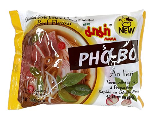 Instant Chand Noodle Soup, 1.94 Oz. Packets (Set of 10) (Beef (Pho Bo))