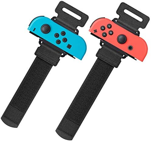 YUANHOT Adjustable Wrist Bands for Switch Joy-Con, Dance Workout, 2 Pack