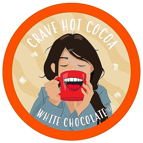 Crave Hot Chocolate Pods, Compatible with 2.0 K-Cup Brewers, Mint Chocolate, 40 Count