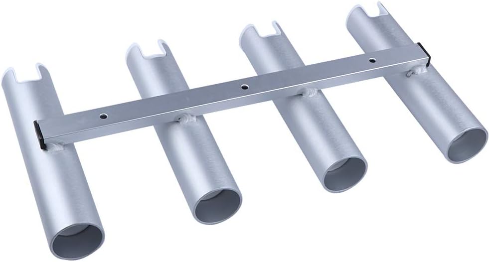 Aluminium Wall-Mounted Fishing Rod Holder for Boat, Garage & Marine - Holds Rods & Poles