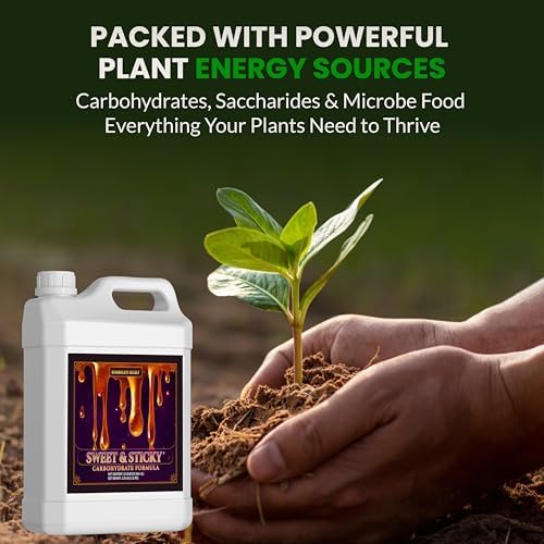 Humboldts Secret Sweet & Sticky Carbohydrate and Saccharide Plant Energy Additive | Indoor and Outdoor Plant Nutrients Enhancer for Growth and Aroma | Boosts Flavor and Development | 32 Ounce