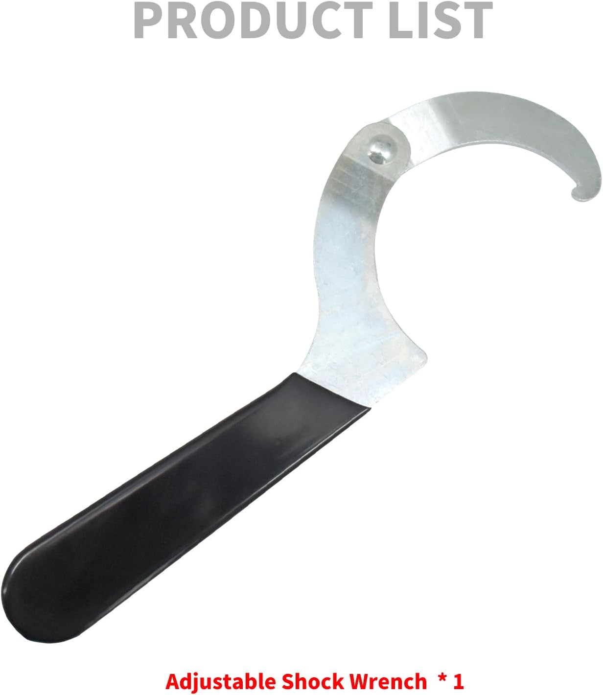 Universal Shock Spanner Wrench Motorcycle Shock Adjustment Tool | Suspension System and Shock Adjustment, Carbon Steel