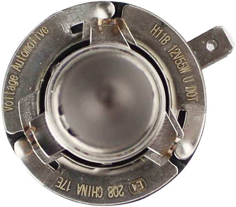 Voltage Automotive H11 Halogen Bulb (10 Pack) - Standard Replacement For High Beam Low Beam Driving Fog Light