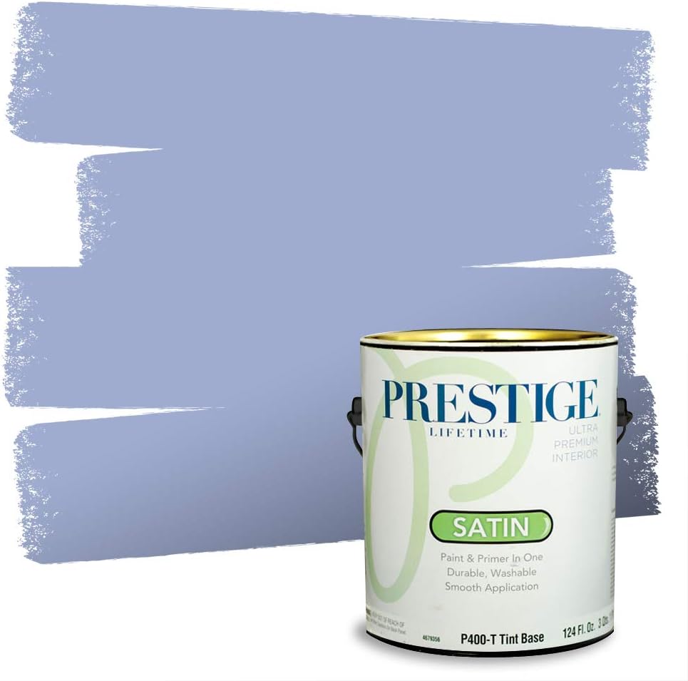 PRESTIGE Paints Exterior Paint and Primer In One, 1-Gallon, Satin, Comparable Match of Sherwin Williams* Blueblood*