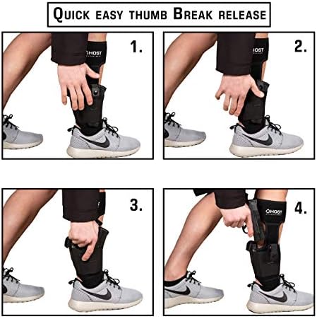 Ankle Holster for Concealed Carry Pistol | Universal Leg Carry Gun Holster with Magazine Pouch | Men and Woman Holster