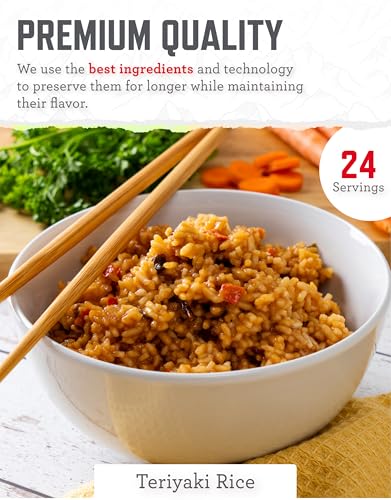 READYWISE Emergency Food Supply Freeze Dried Vegetables, 72 Servings